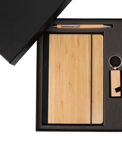 GS058 - Black Bamboo Corporate Gift Box